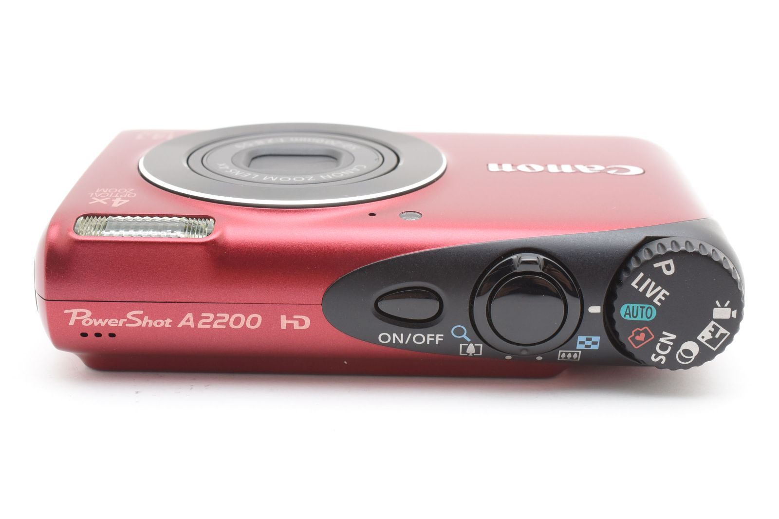 Canon キヤノン Power Shot A2200 レッド /2832 動作OK 返金保証 