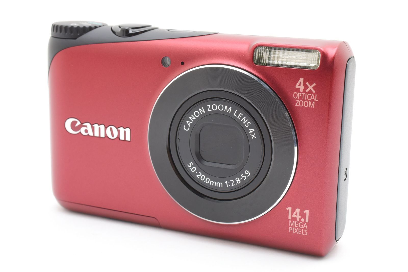 Canon キヤノン Power Shot A2200 レッド /2832 動作OK 返金保証