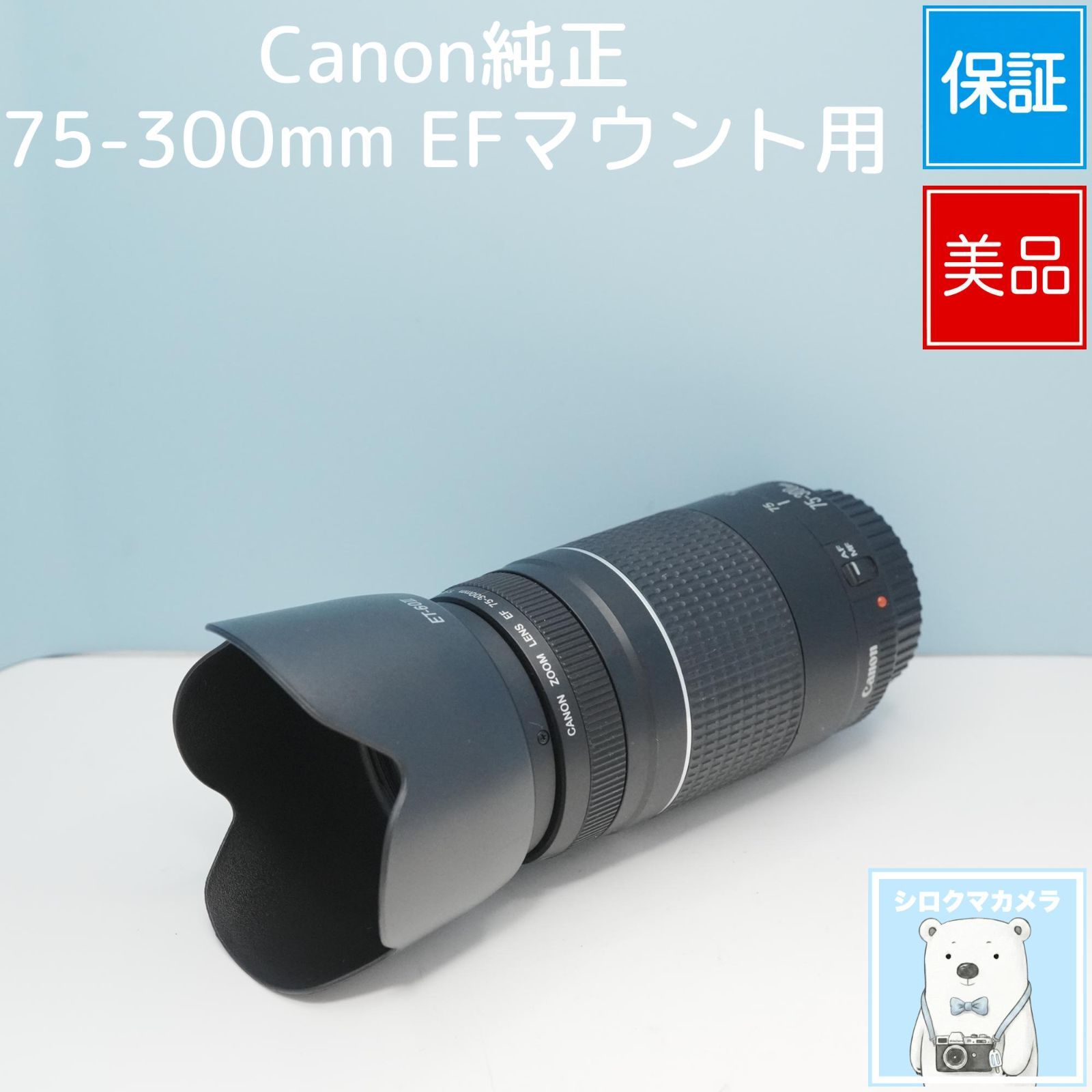 Canon純正 75-300mm EFマウント用 標準+望遠レンズ 美品 a5976