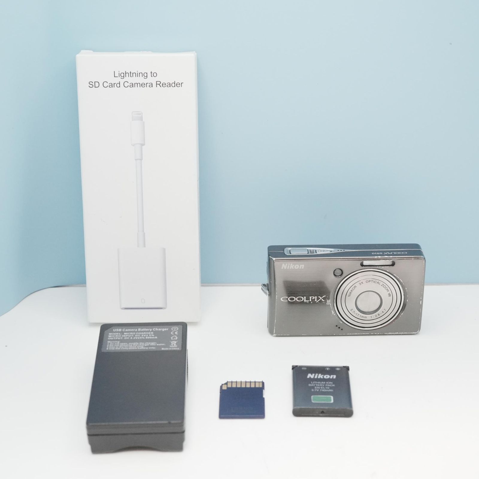 Nikon COOLPIX S510 デジカメ スマホ転送OK フルセット a5962 - メルカリ