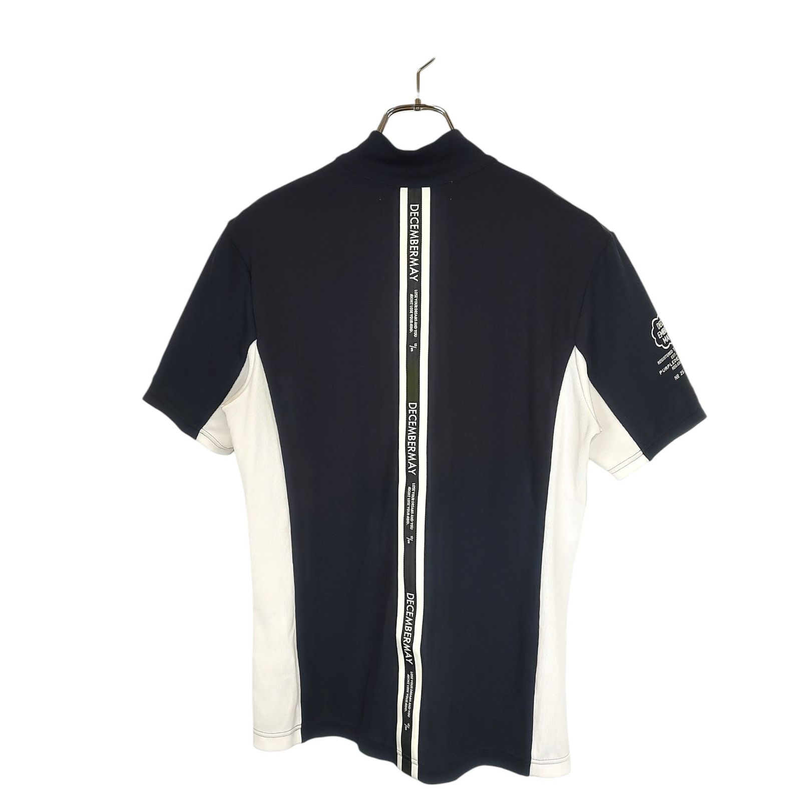 DECEMBER MAY ディセンバーメイ Pique High neck Zipper 吸湿速乾