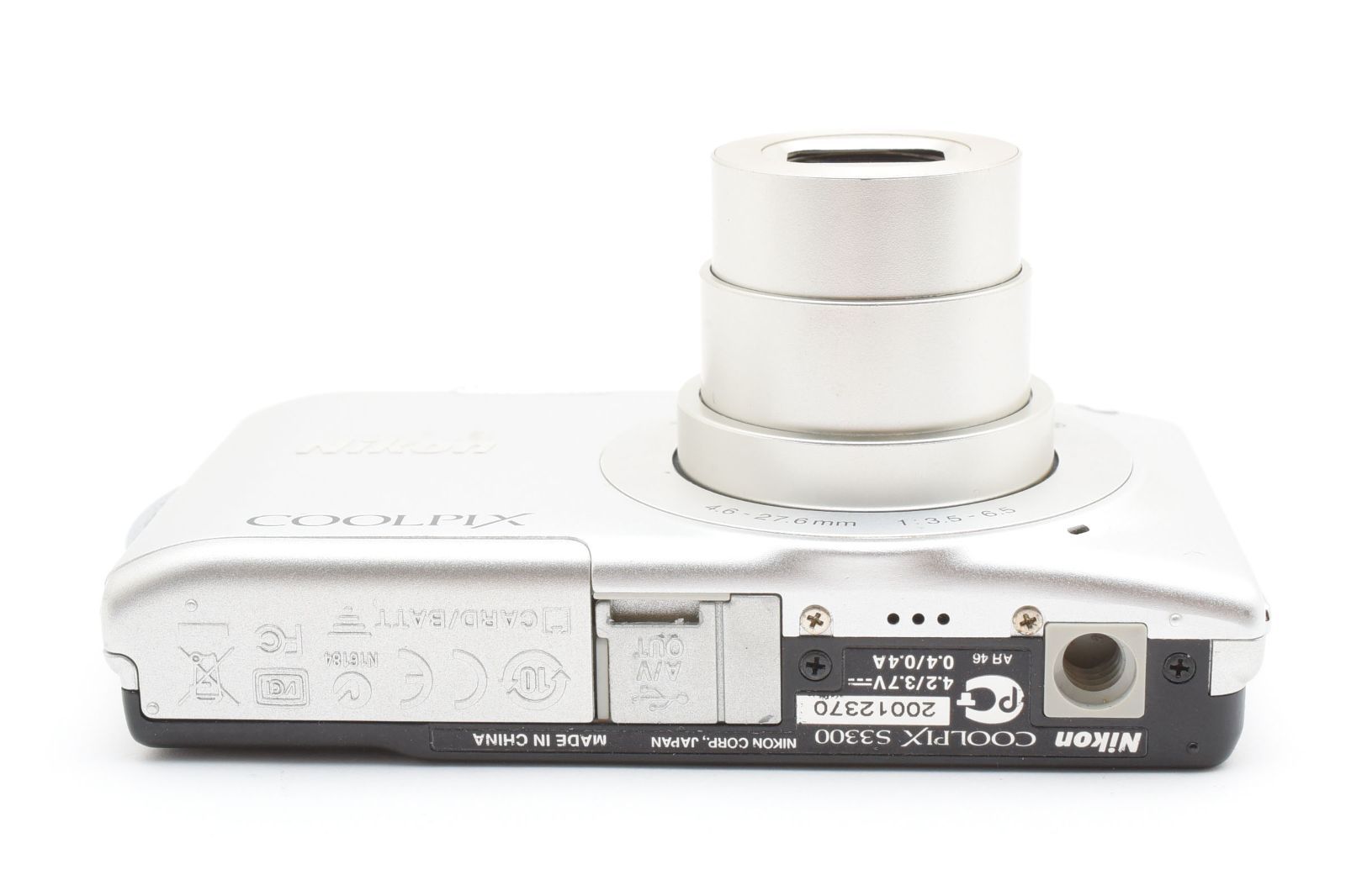 Nikon ニコン COOLPIX S3300 ホワイト 元箱 /2834 動作OK 返金保証