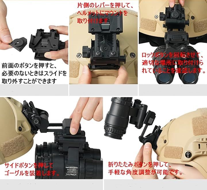 T.D.Well ナイトビジョンマウント L4G24 金属製 NVGマウント 専用