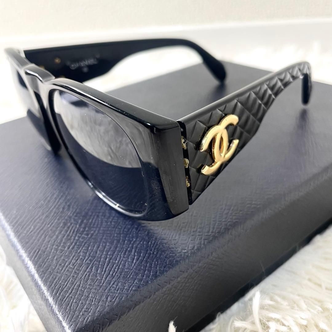 シャネル CHANEL サングラス マトラッセ ココマーク ブラック 黒