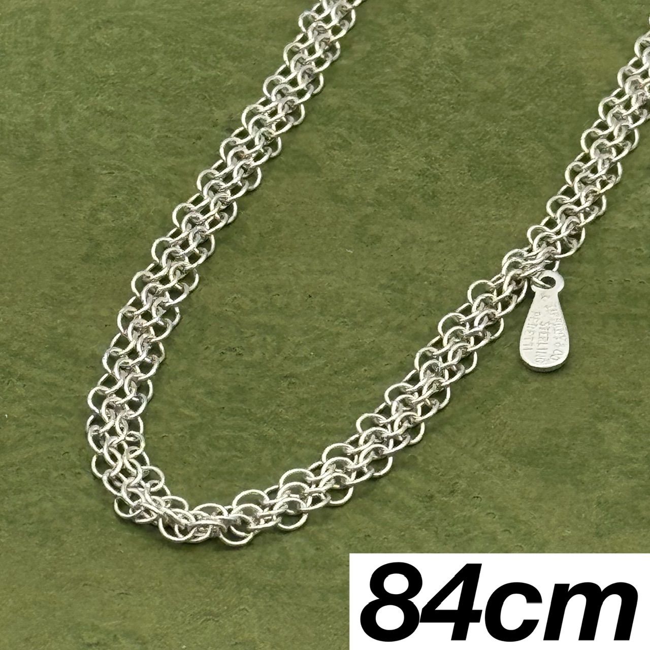 ティファニー サマセット 84cm 超ロング メッシュ ネックレス 3-22-61