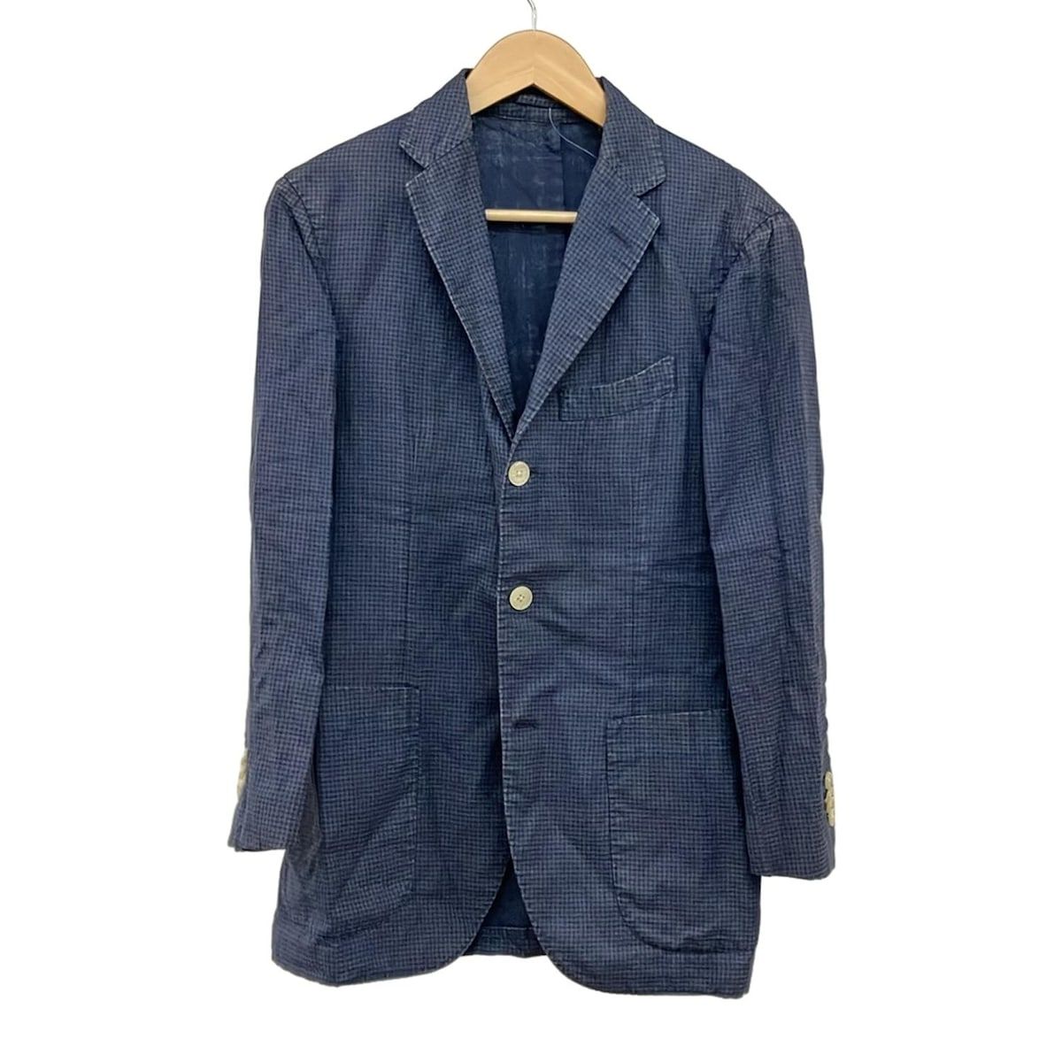 lardini(ラルディーニ) ジャケット サイズ19 メンズ - ネイビー×黒