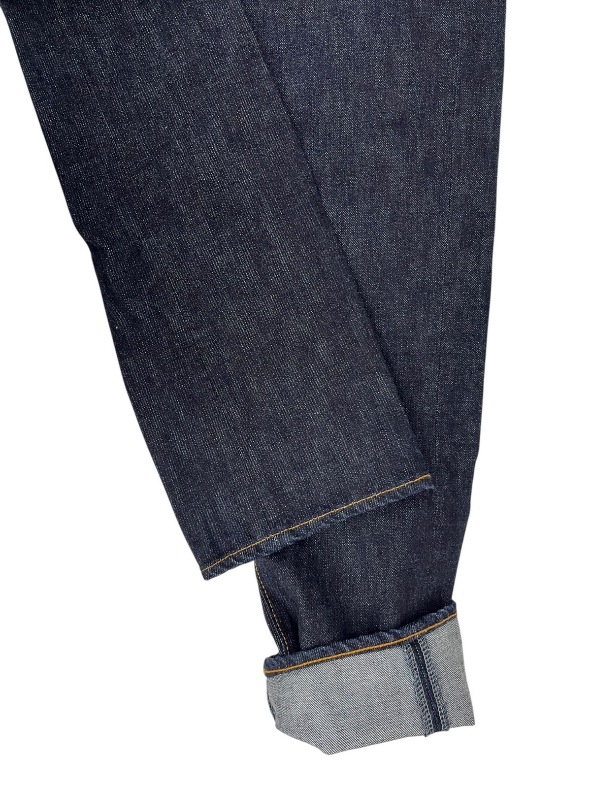 Prps (ピーアールピーエス) デニムパンツ Gパン ジーンズ 紫製品 革