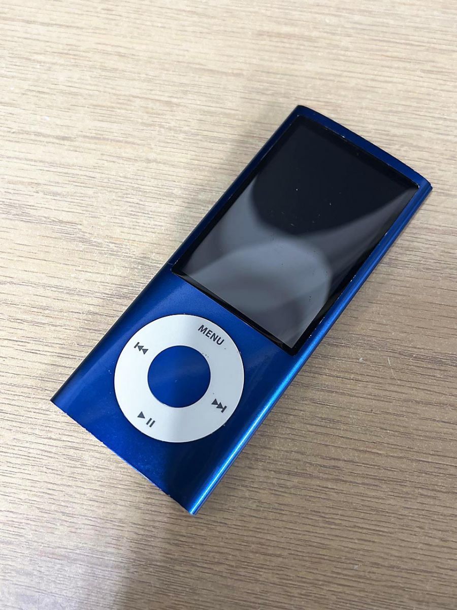 ジャンク品】 Apple アップル iPod nano アイポッドナノ ブルー A1320