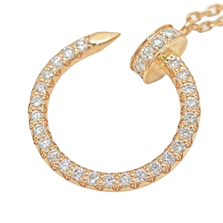 Cartier カルティエ Juste un Clou necklace diamonds ジュスト 