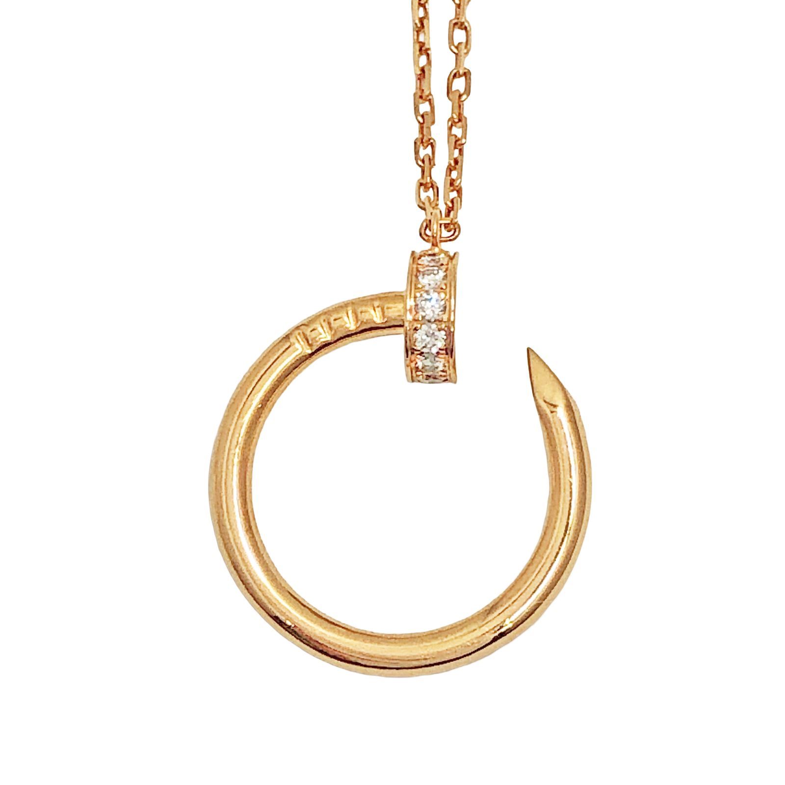 Cartier カルティエ Juste un Clou necklace diamonds ジュスト