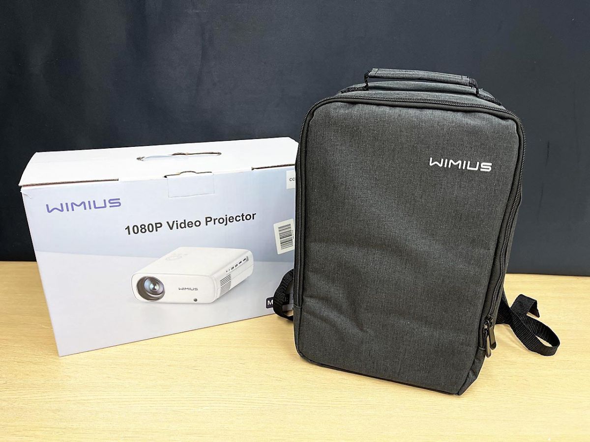 WIMIUS S26 プロジェクター 小型 高輝度500ANSIルーメン 5G&2.4Gwifi