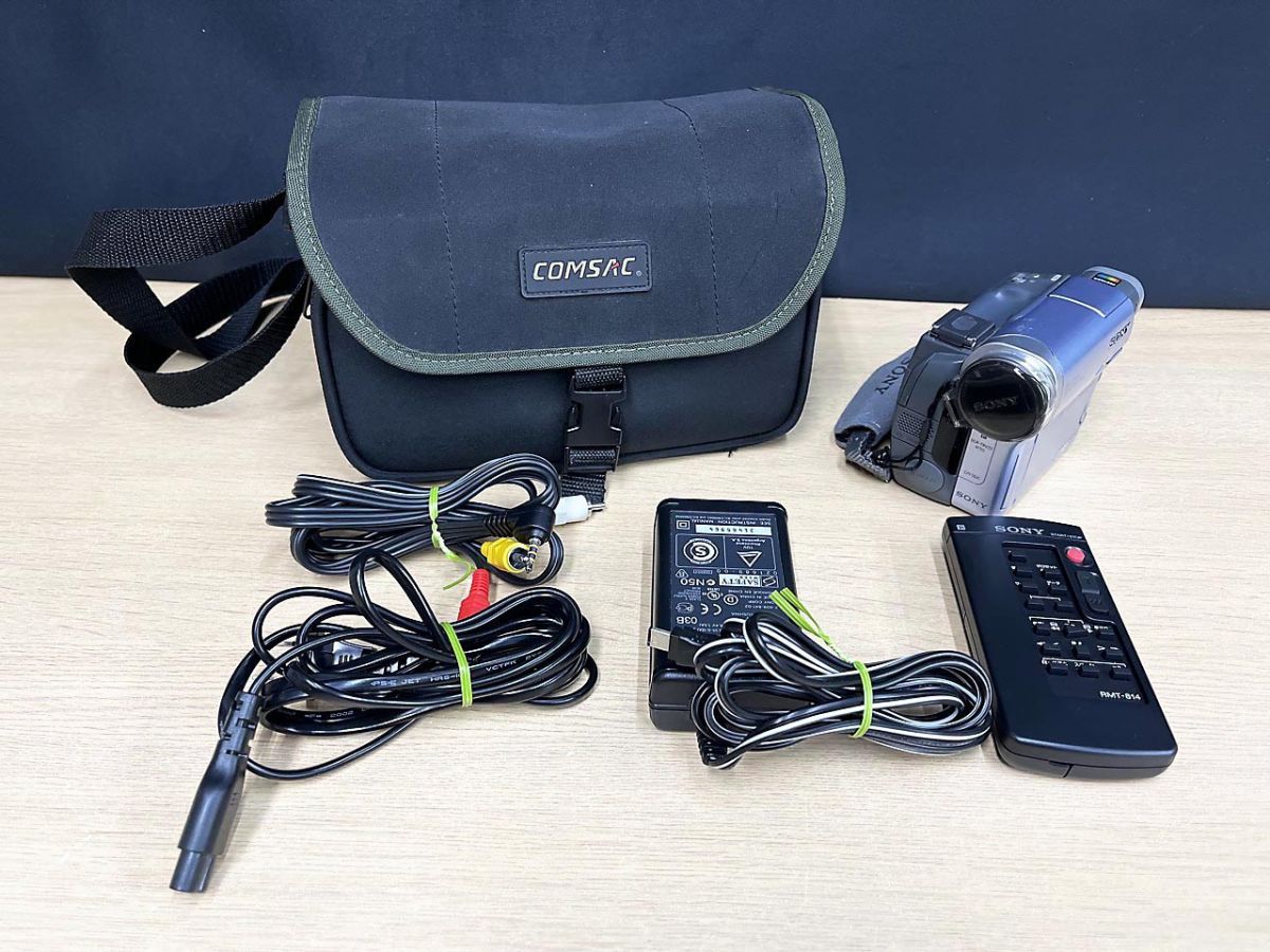 ジャンク】 SONY ソニー デジタルビデオカメラ ハンディカム DCR-TRV22