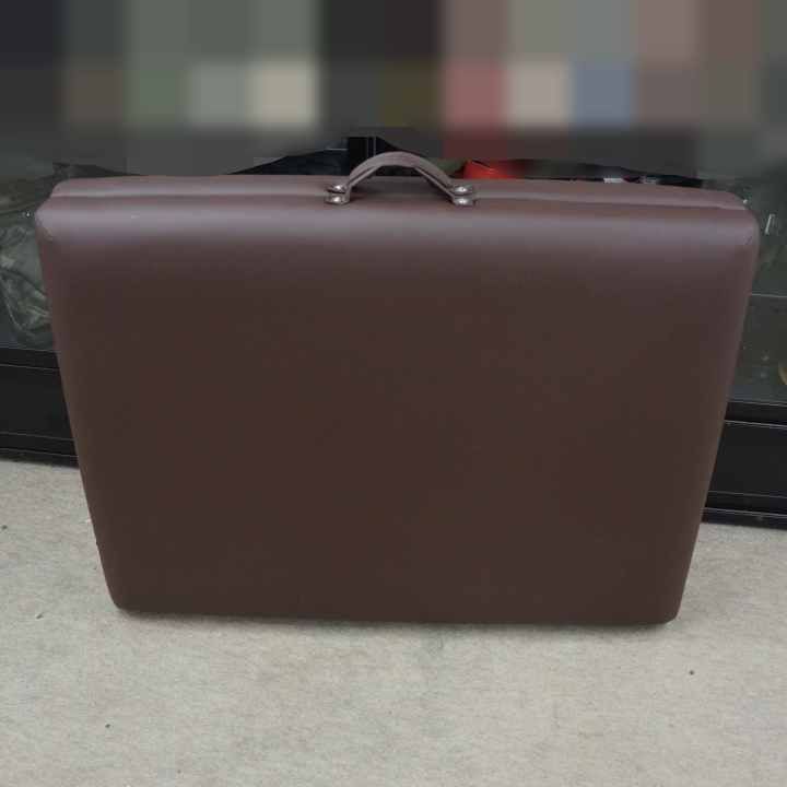 SEVEN BEAUTY 折りたたみ式マッサージベッド チョコレートブラウンと