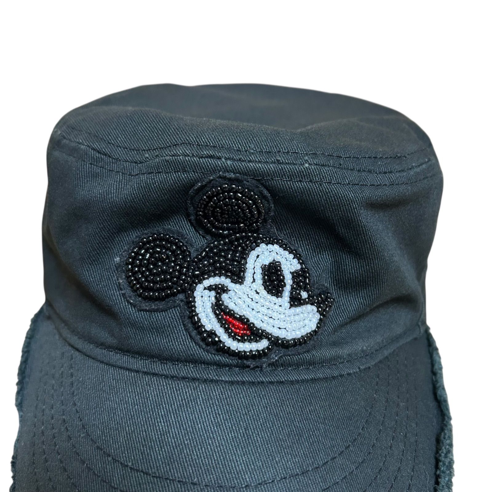 激レア】ヨシノリコタケ×ディズニー ミッキー ビーズ刺繍 ワーク