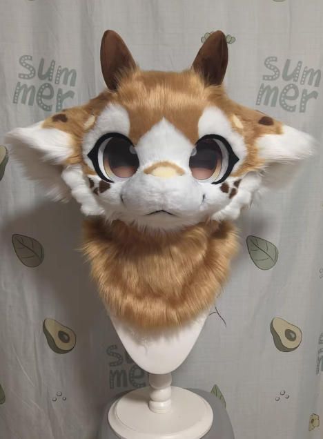 ☆着ぐるみヘッド 鹿 NO.551 茶色 全頭ヘッド ケモノ ファースーツ