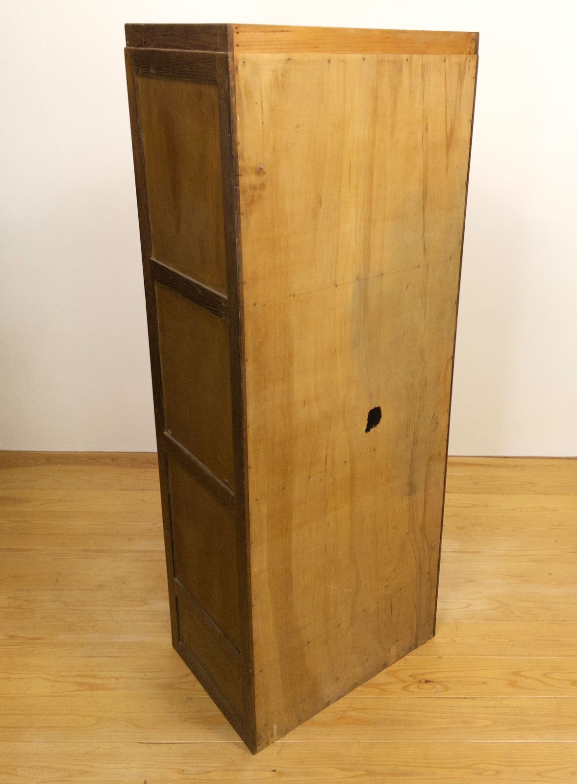 収納棚 縦長 木製 古道具 古家具 和家具 ビンテージ アンティーク