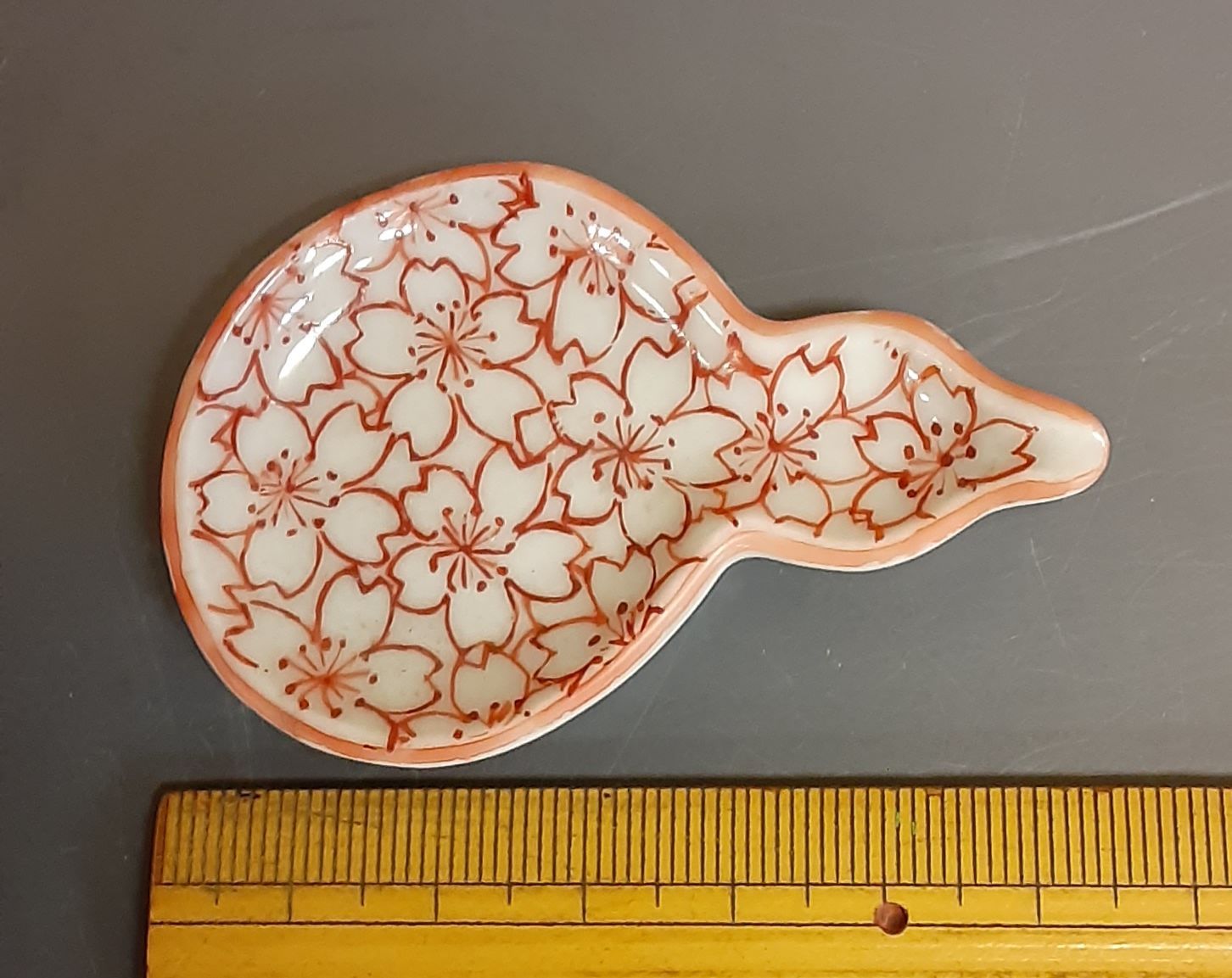 京都清水焼「赤絵桜🌸詰め瓢箪」箸置き五個セット - メルカリ