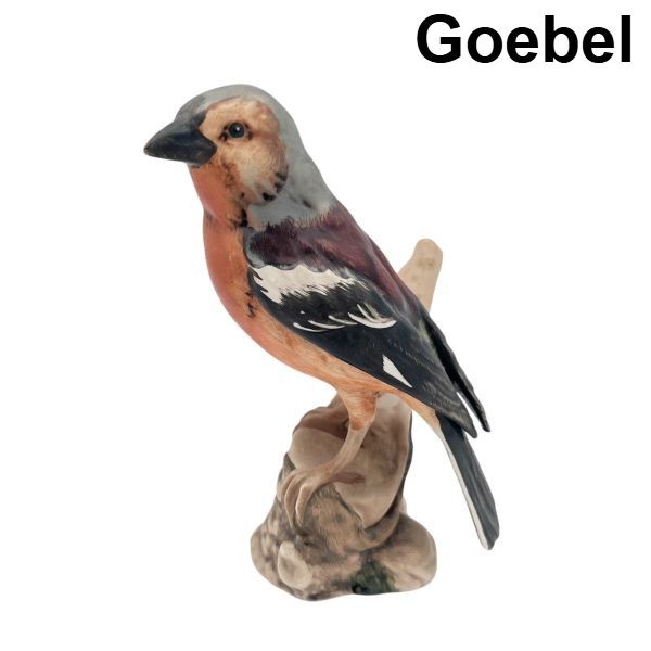 ゲーベル Goebel ズアオアトリ フィギュリン Common Chaffinch 鳥