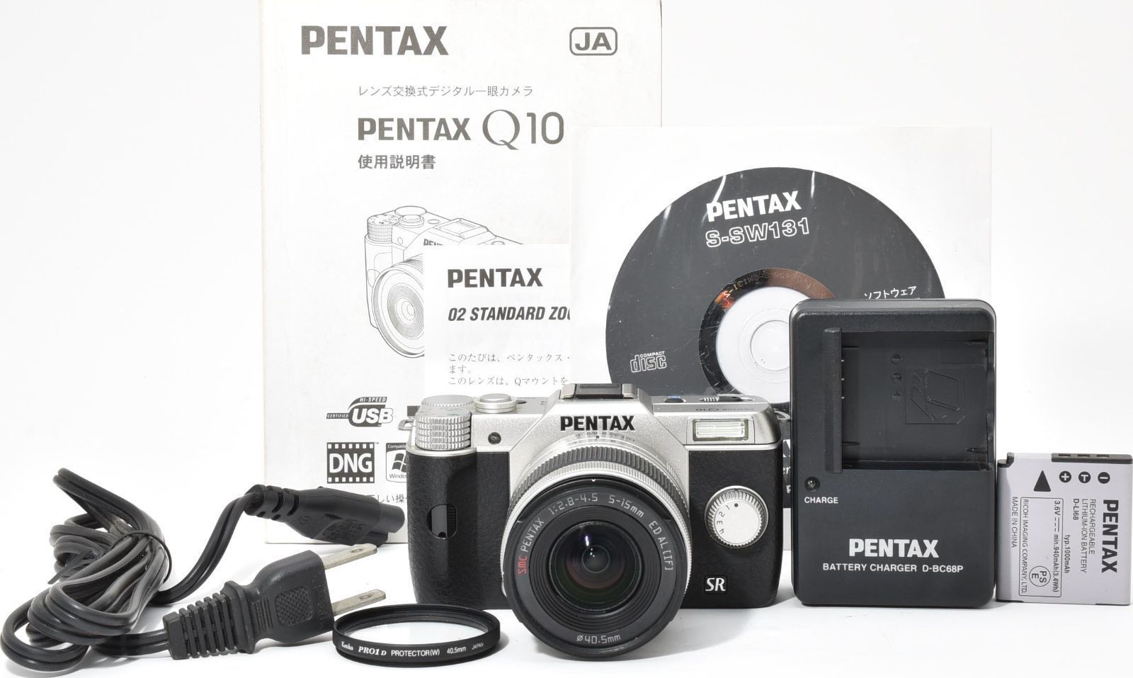 B08[7303A]12☆極美品☆ ペンタックス PENTAX Q10 ボディ 5-15mm