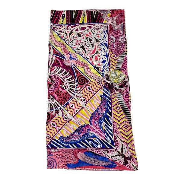 ○ エルメス HERMES カレ140 カレジェアン 大判ショール スカーフ