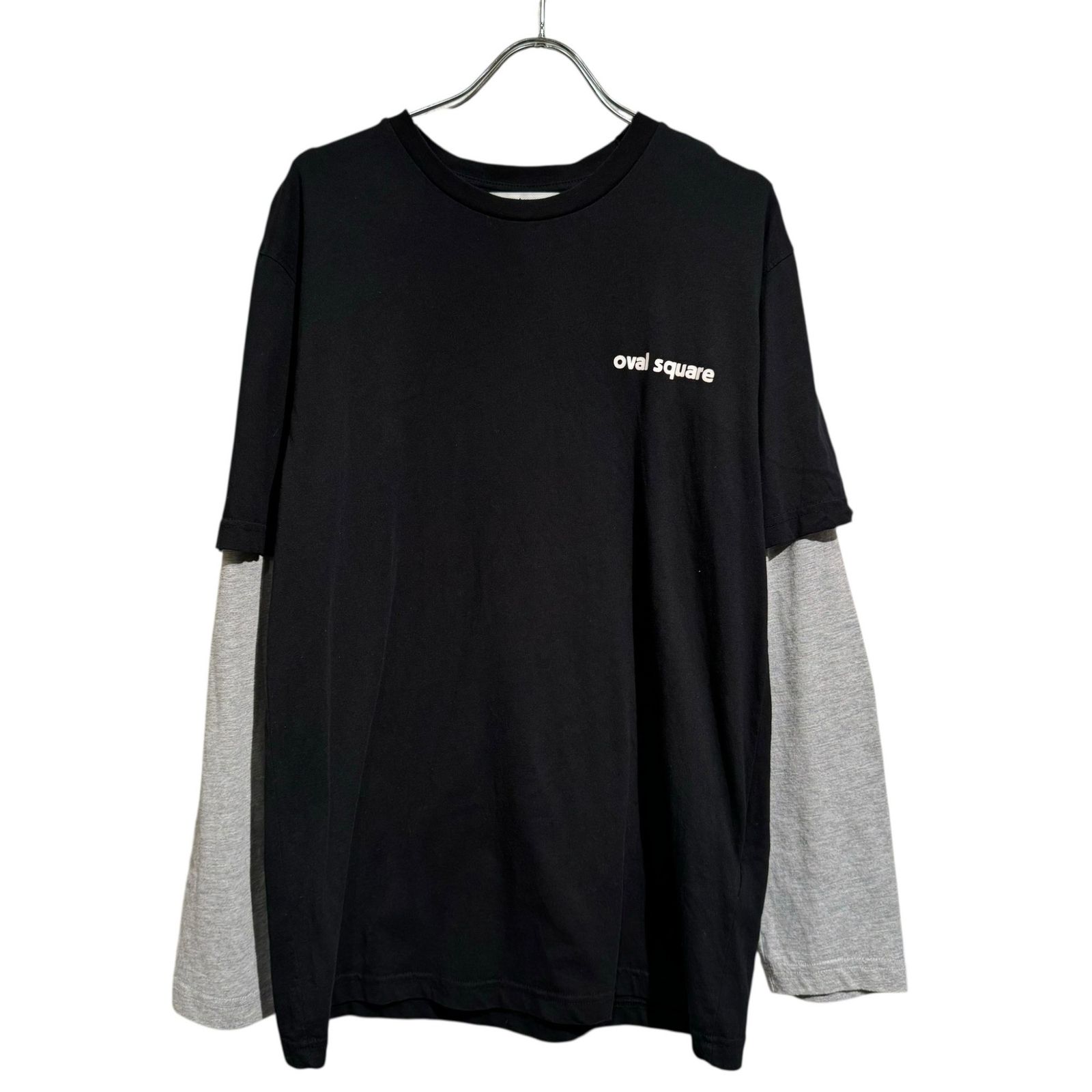 oval square (オーバルスクエア) CAL LAYER TEE ブラック S - メルカリ