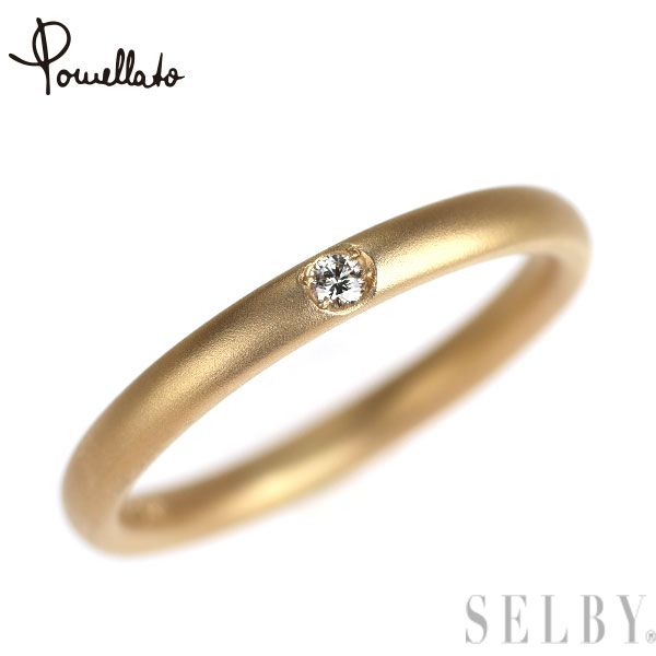 ポメラート K18YG ダイヤモンド リング ルッチョレ D1p - メルカリ