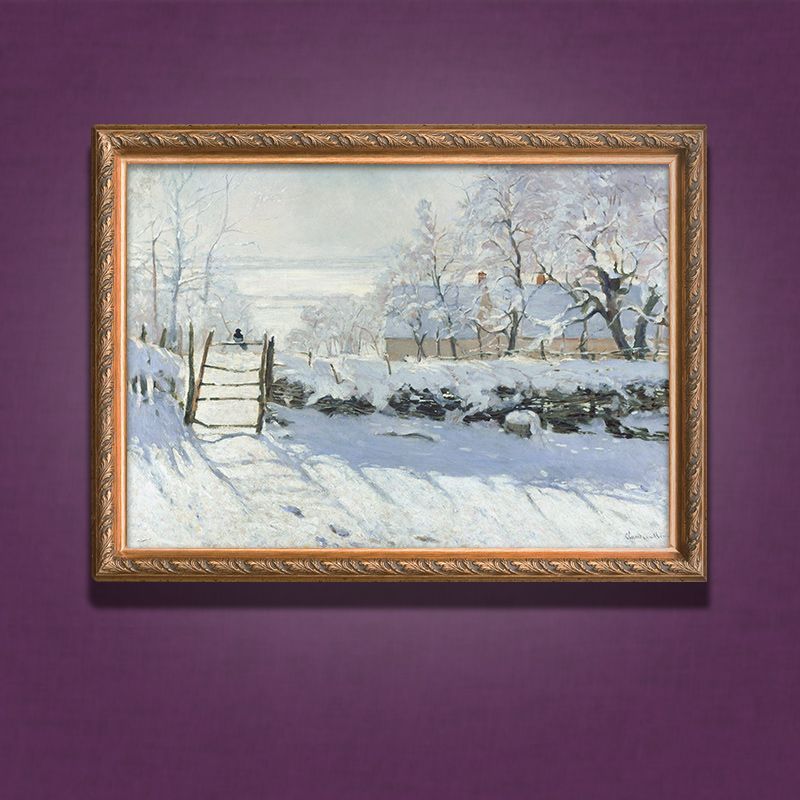 A2サイズ モネ ポスター クロードモネ かささぎ アートポスター