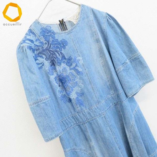 その他 インポートロッサ import Rossa ワンピース ロング 半袖 デニム