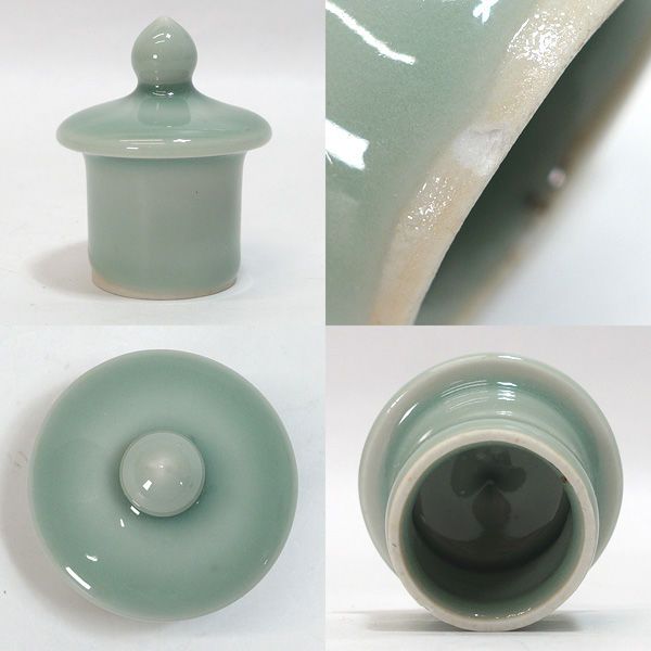 中国 龍泉窯 ◇【和食器】中国龍泉窯/青磁 水注 急須 水注 中国 龍泉窯