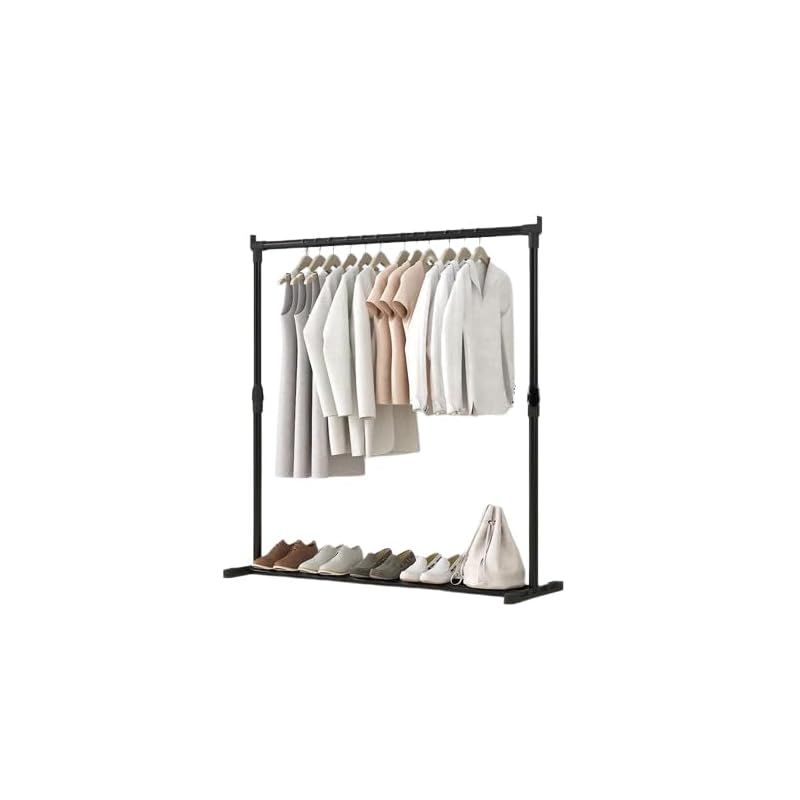 AQRA ハンガー 4層の大容量 ワードローブ 4つの組み立て方法 棚付き 棚