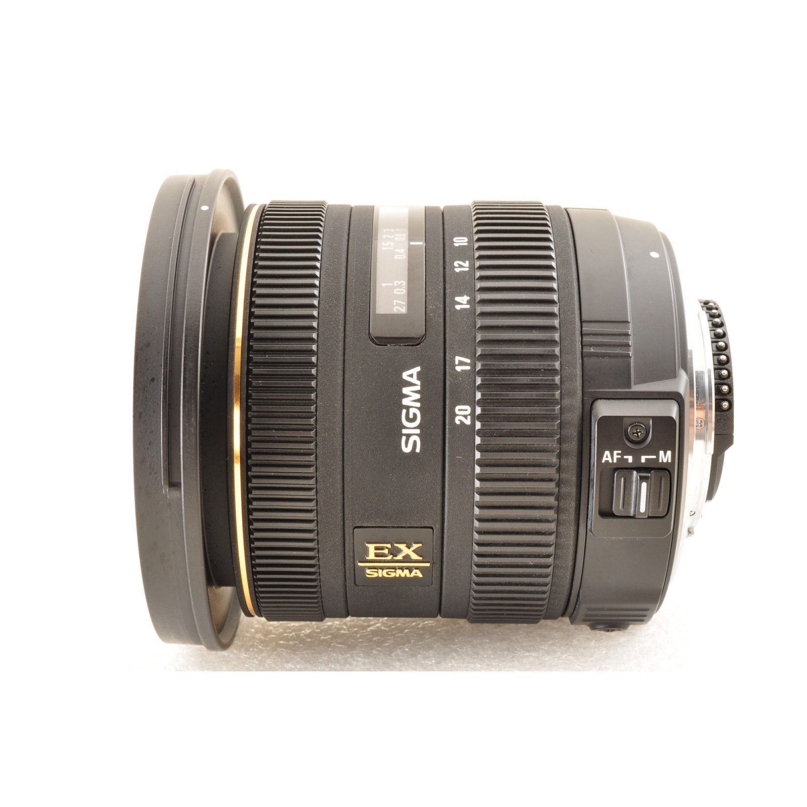 SIGMA 10-20mm F3.5 EX DC HSM キヤノン 広角レンズ , フード付き