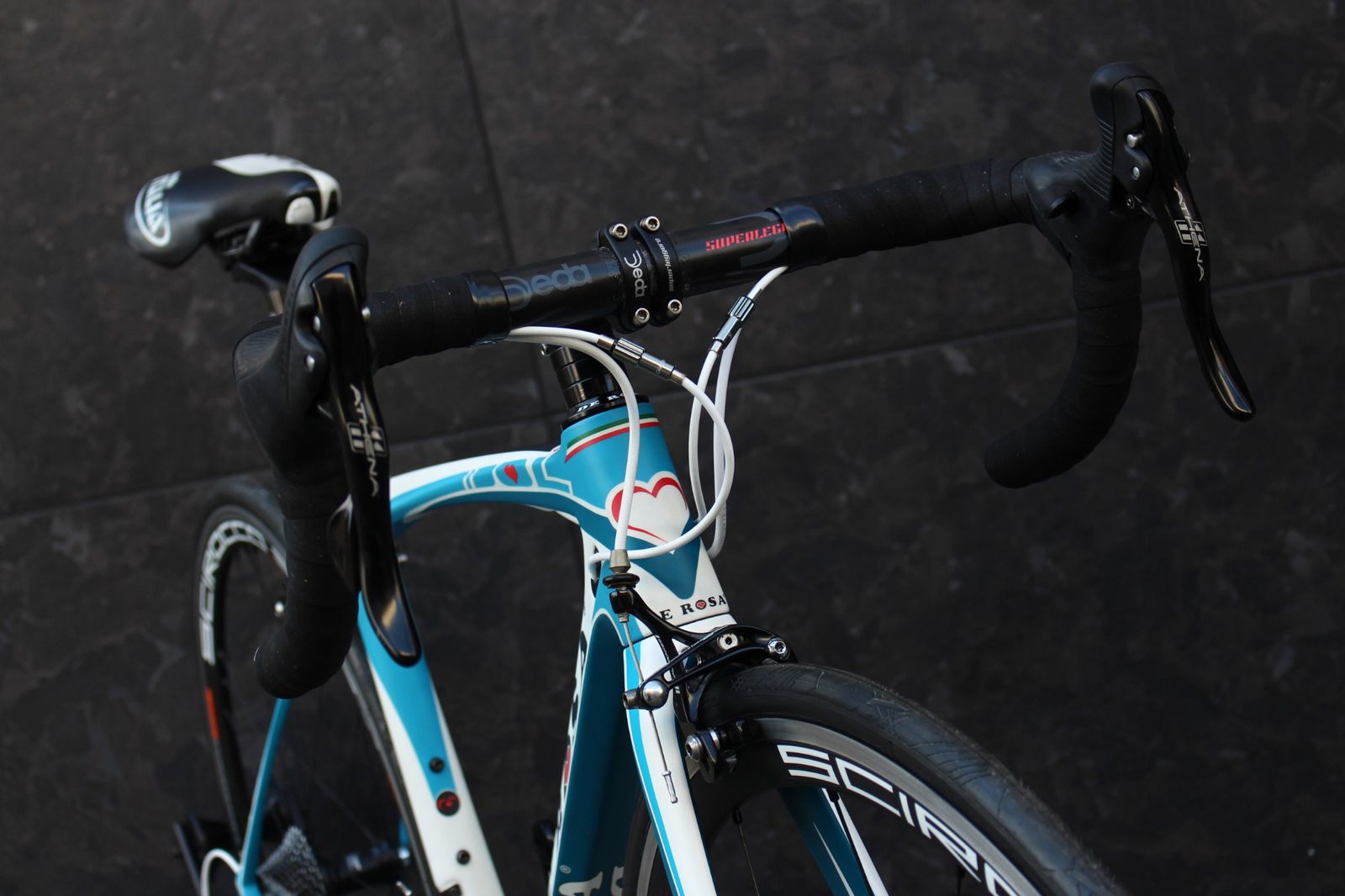 美品 デローザ DE ROSA カンパニョーロ アテナ カーボン ※サドル無し デローザ DE ROSA アイドル IDOL 2015年モデル 47サイズ