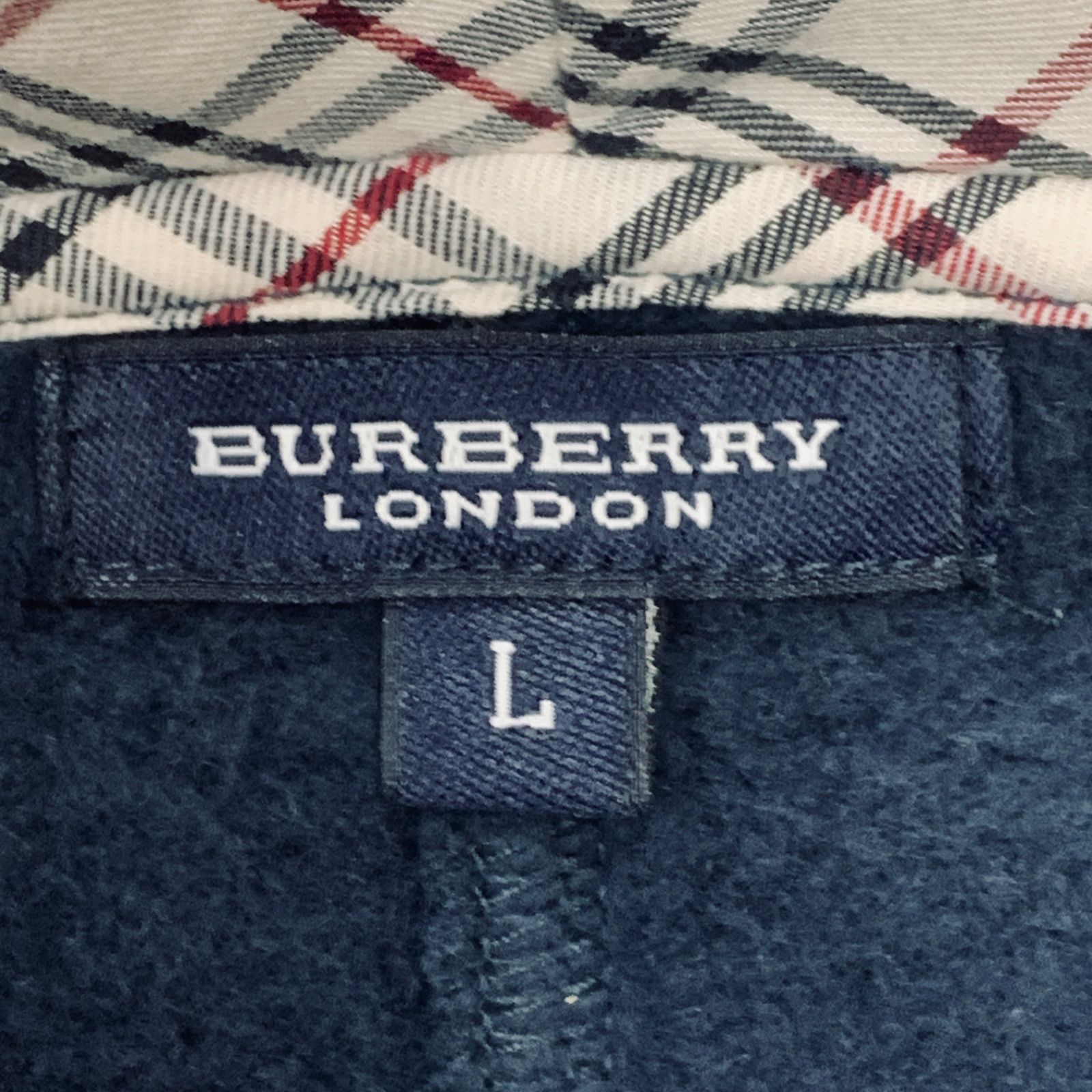 BURBERRY LONDON パーカー ジップ ジャケット ノバチェック レディース