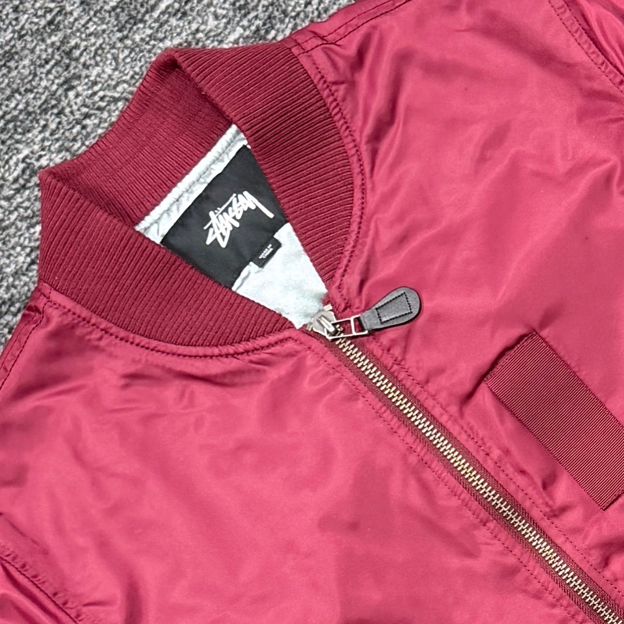 ☆関税込☆Stussy☆Stussy Stussy MA-1ジャケット XL ピンク 美 ☆関税込☆Stussy☆Stussy Stussy MA-1ジャケット XL ピンク 美
