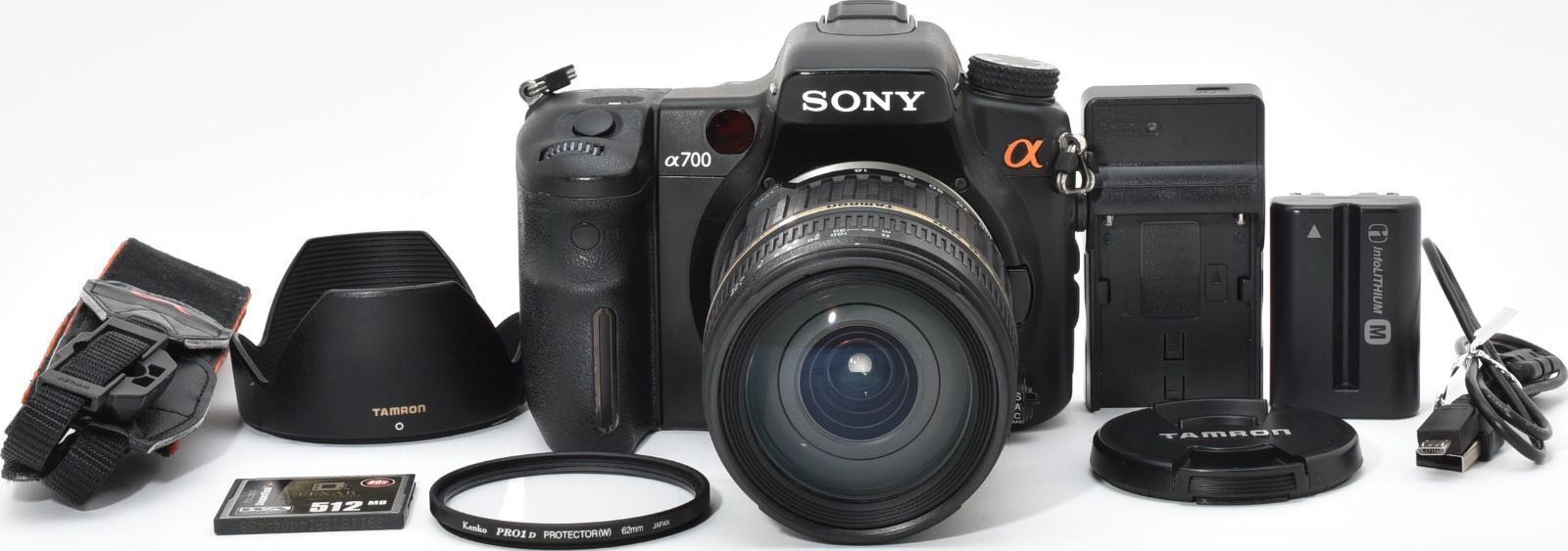 B08[7298]4☆美品☆ ソニー SONY α700 ボディ 18-200mm レンズセット