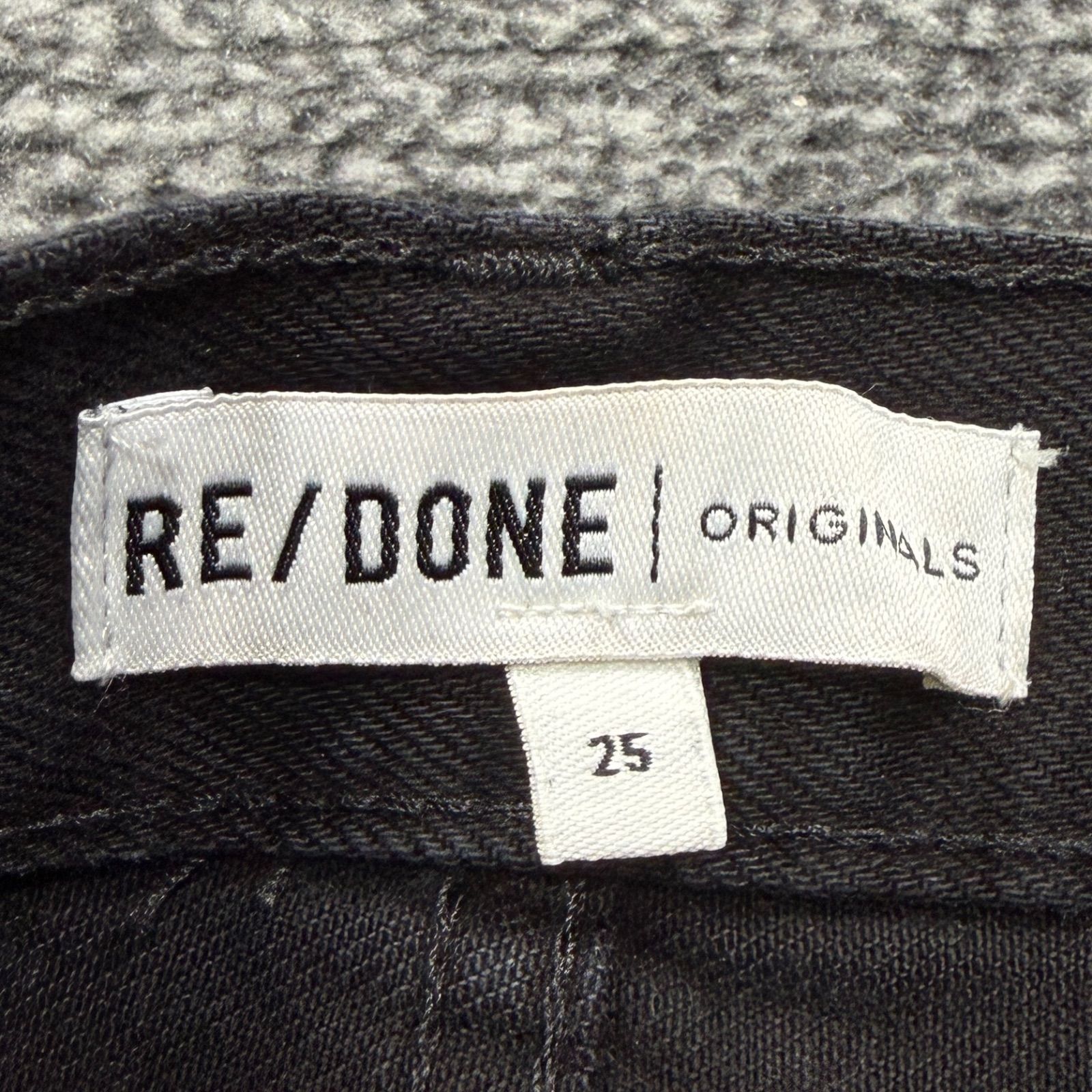 RE/DONE ブラックデニムアメリカ製サイズ30