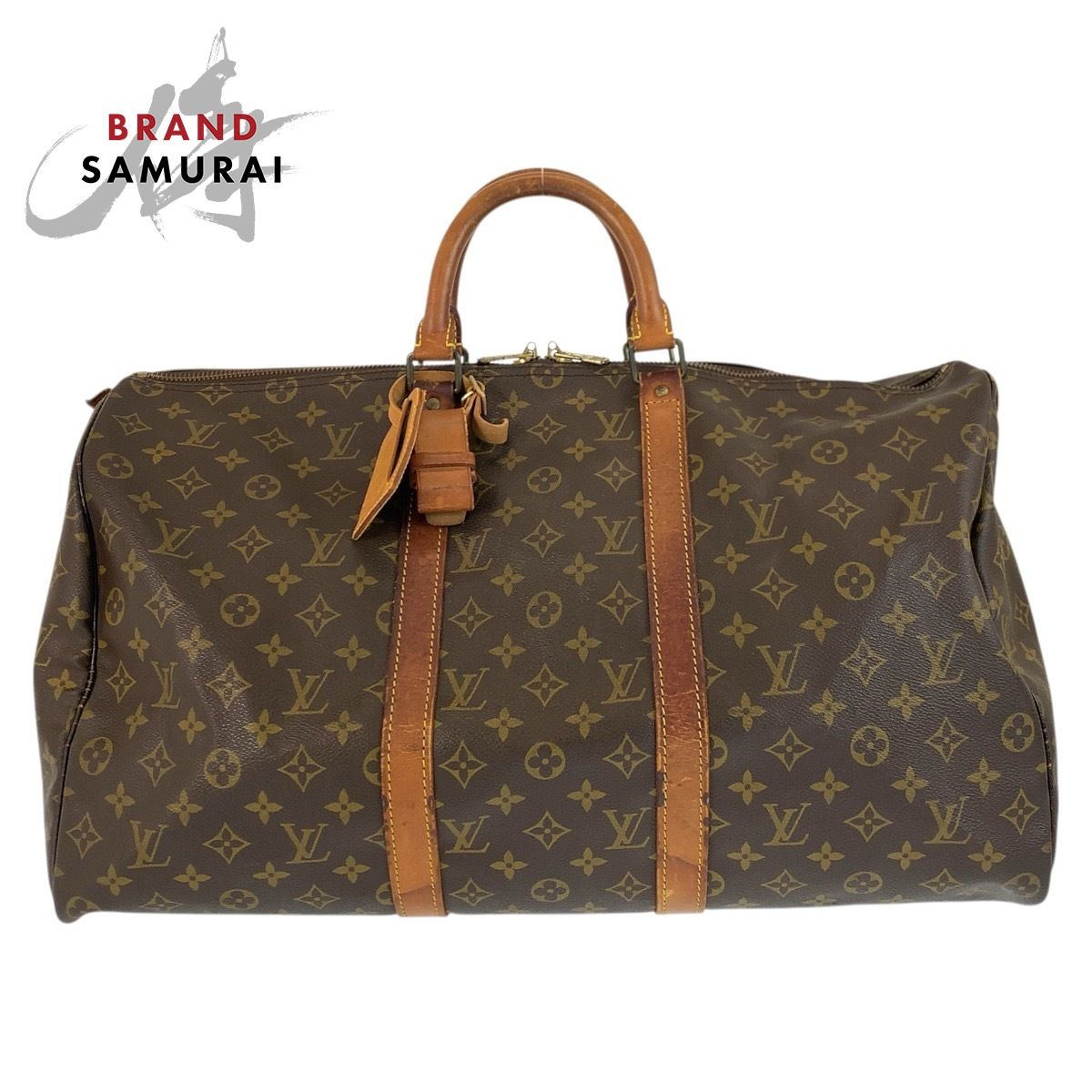 LOUIS VUITTON ルイヴィトン モノグラム キーポル 50 ブラウン