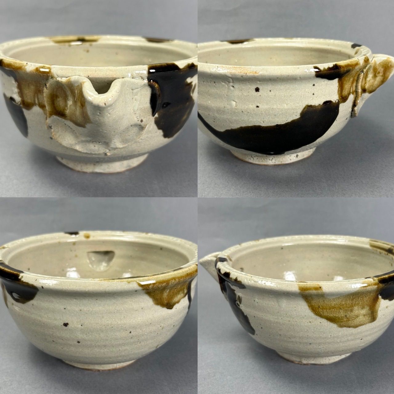 幽玄】高内秀剛 鉄釉打片口 共箱 共布 茶道具 - メルカリ