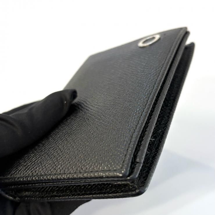 BVLGARI カードケース 名刺入れ レザー ブラック 鑑定済み 正規品