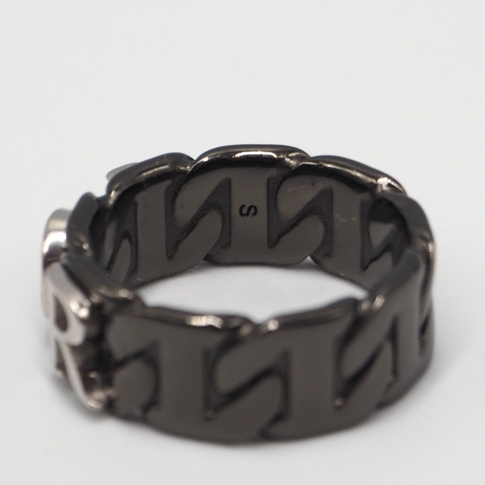 現行品】【美品】Dior 約19号 ディオールコントラスト チェーンリンク 