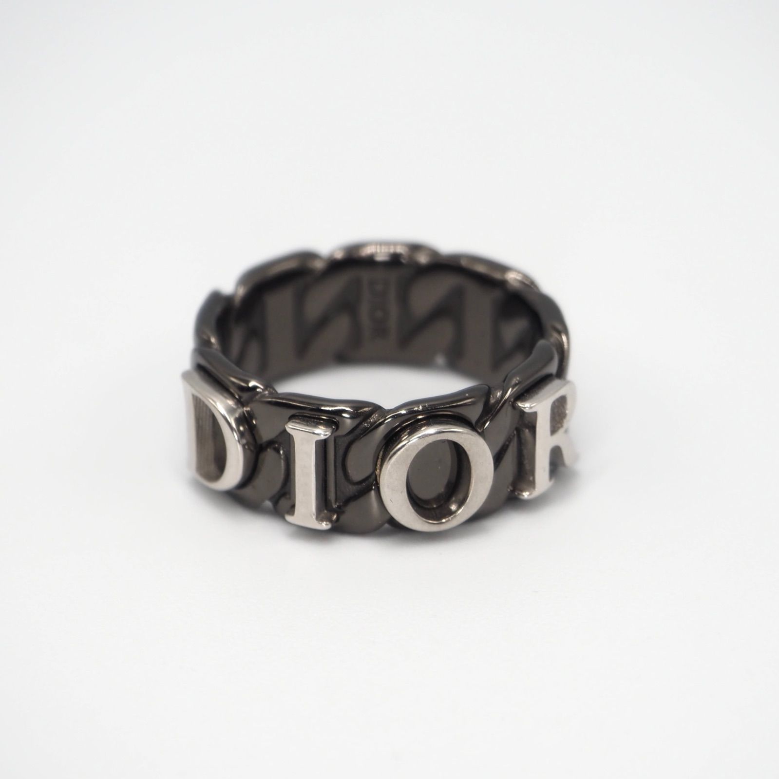 現行品】【美品】Dior 約19号 ディオールコントラスト チェーンリンク