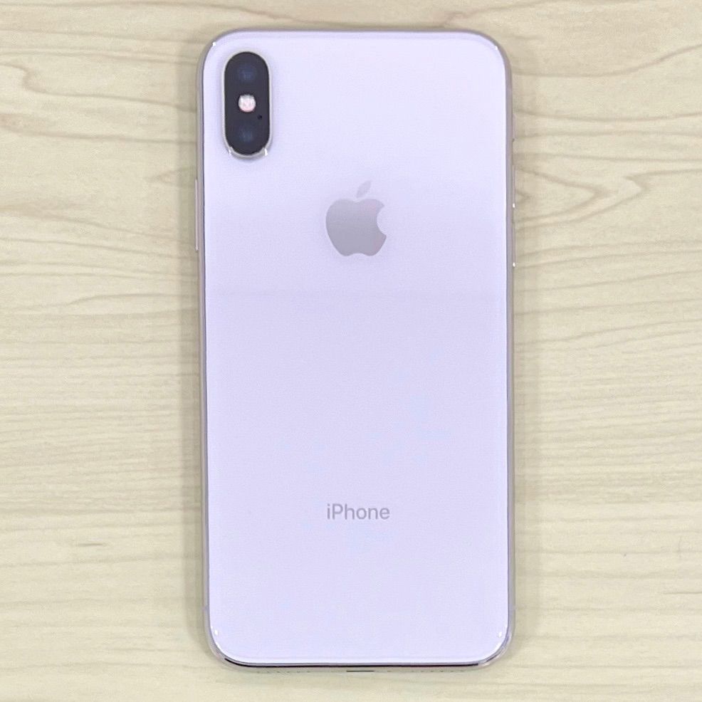 iPhoneX 64GB シルバー SIMフリー 状態良 - メルカリ