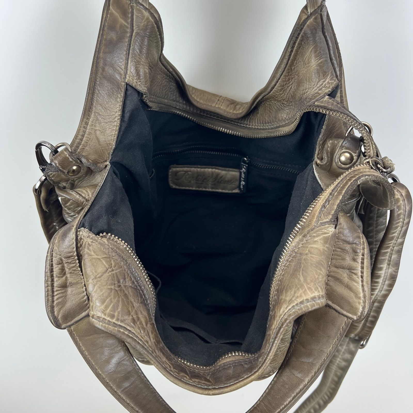 Reptiles House ITALY archive scale leather 2way bag レプタイル 