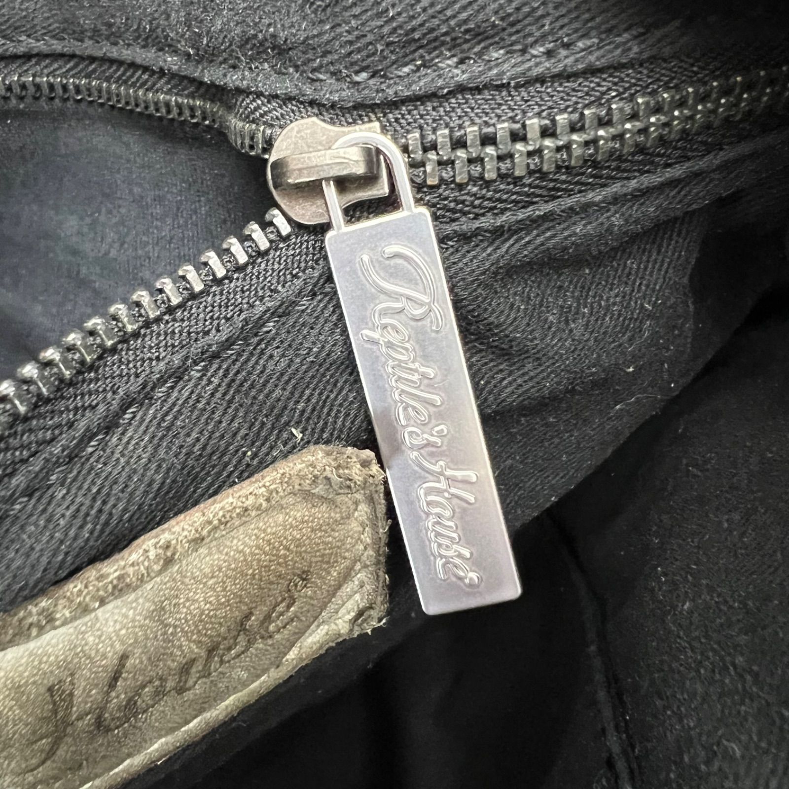 Reptiles House ITALY archive scale leather 2way bag レプタイル 