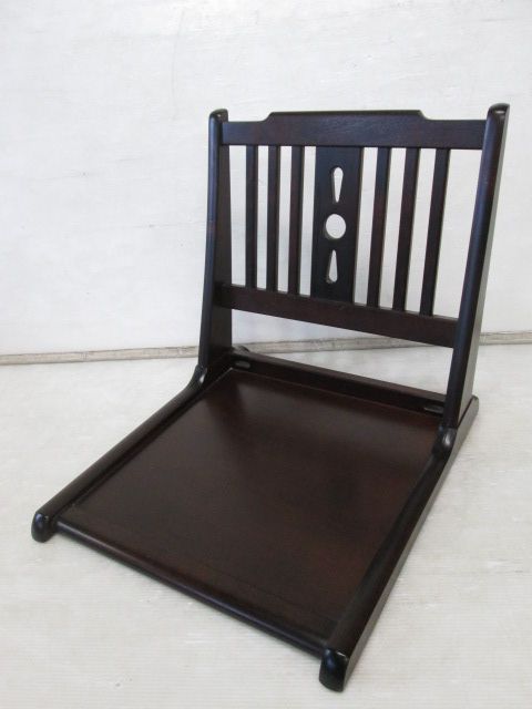 北海道民芸家具 折り畳み 座椅子 焼印なし(0301FH)7DT-1S - メルカリ