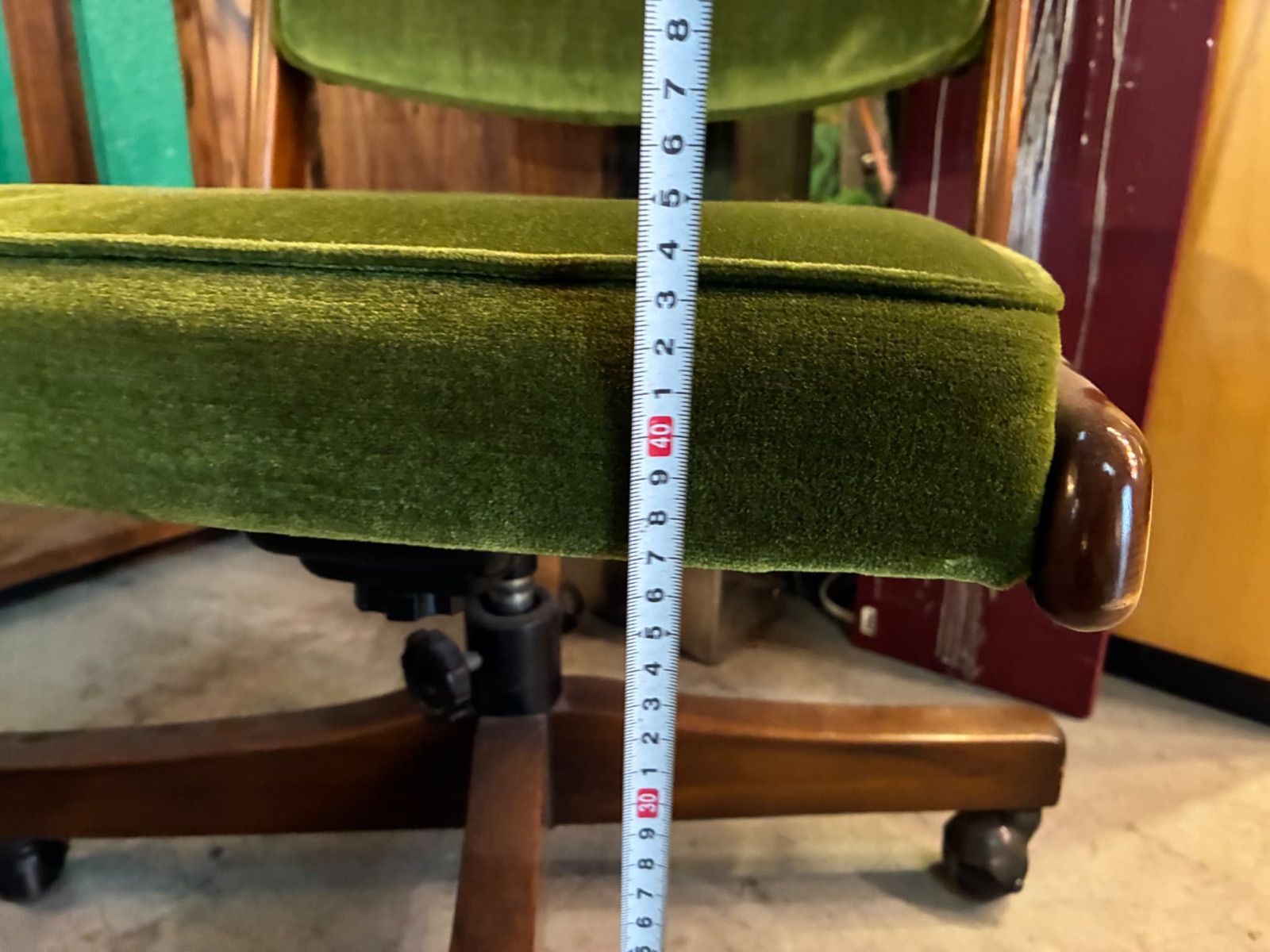 アンティーク|カリモク|コロニアル|デスクチェア|オフィスチェア|インテリア