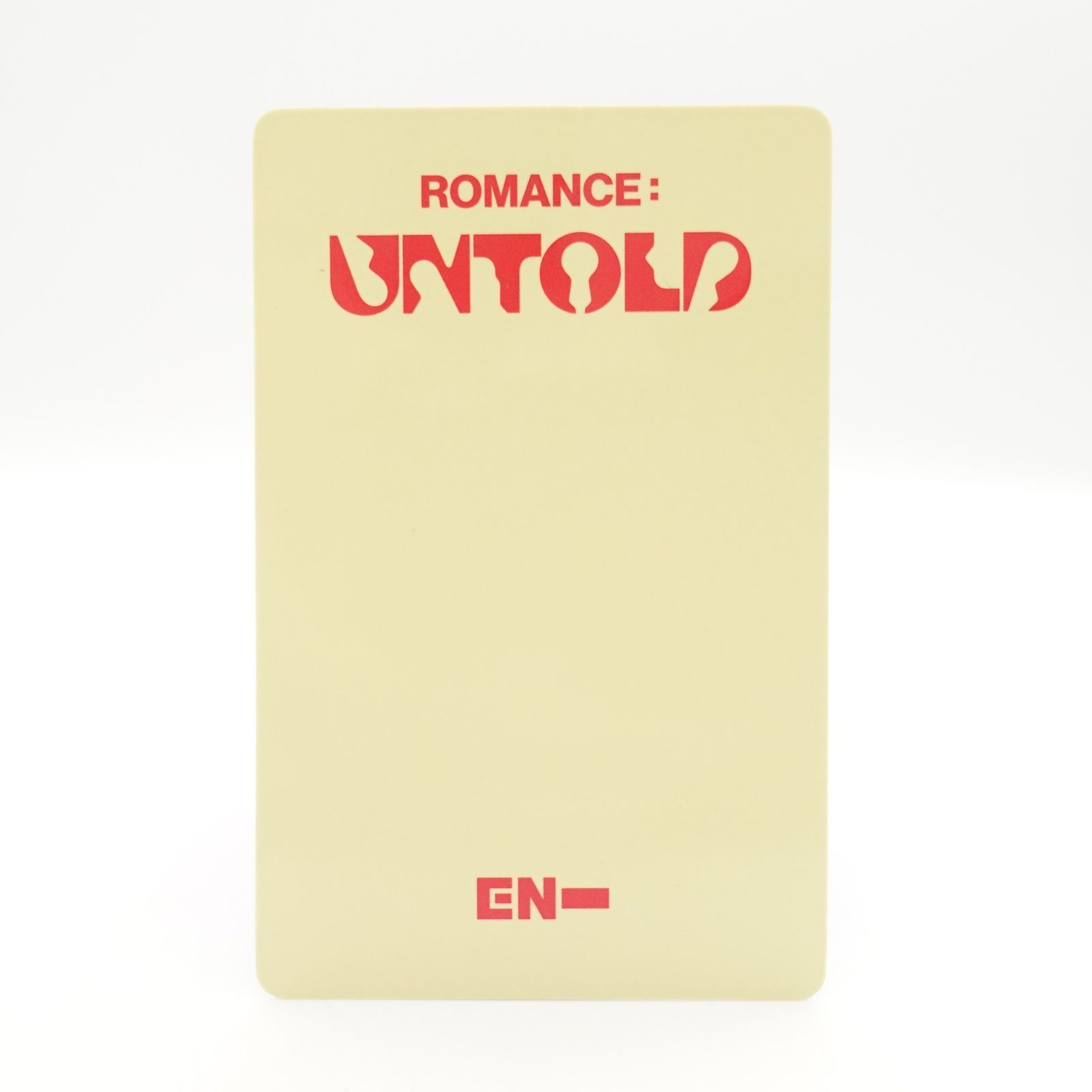 ENHYPEN ニキ ROMANCE: UNTOLD yizhiyu yzy 中華 中国 特典 一直娯