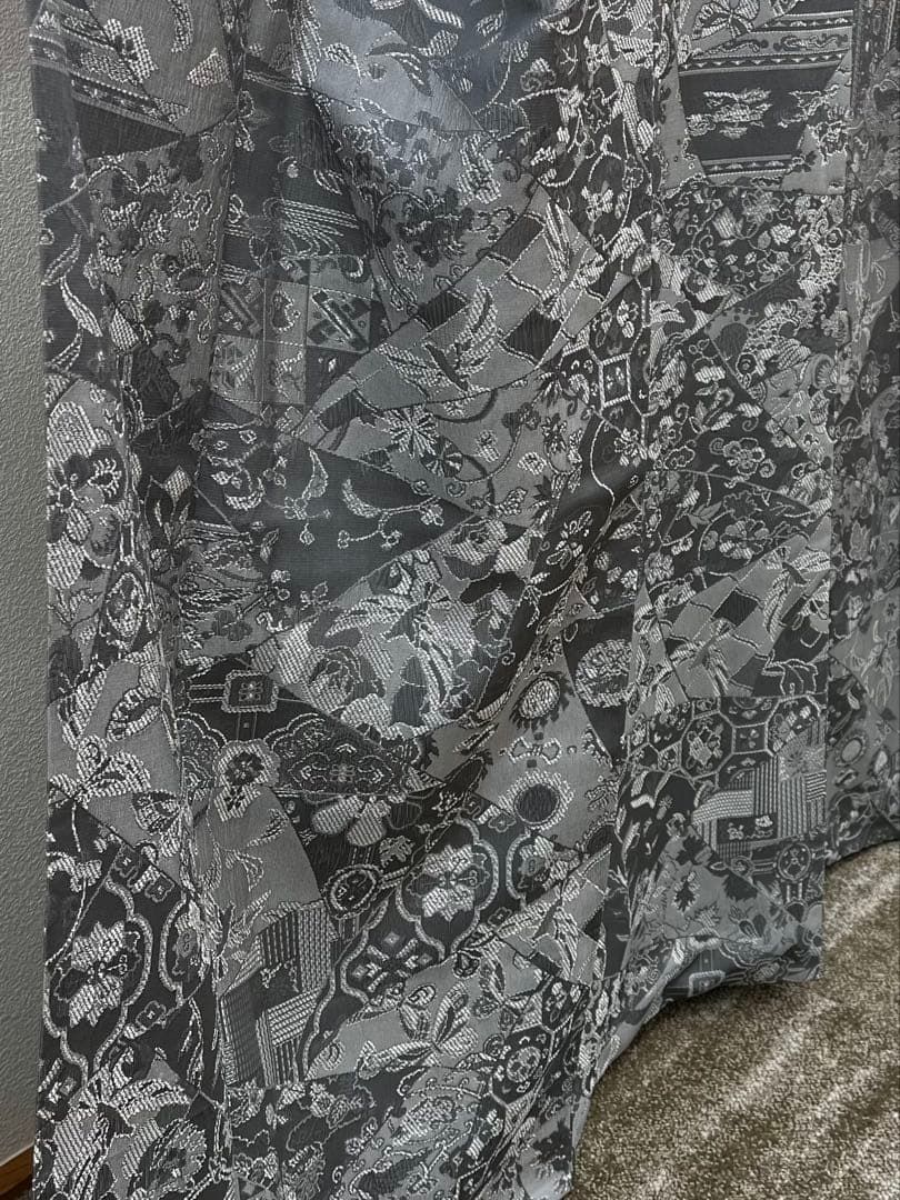 斉藤三才 落款入 小紋 三才鳥 正絹 A244 - メルカリ