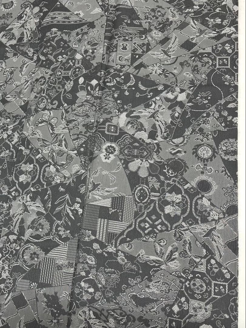 斉藤三才 落款入 小紋 三才鳥 正絹 A244 - メルカリ