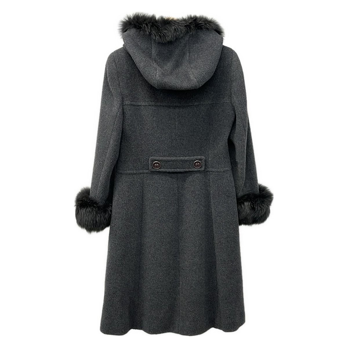 COURREGES(クレージュ) コート サイズ40 M レディース美品 - グレー